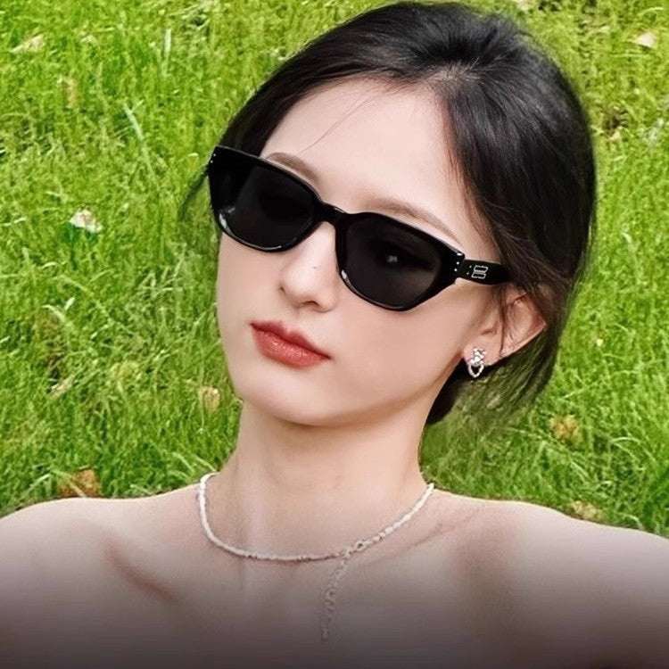 2025 New Zhang Ruoyan Same GM Sunglasses Men's Sun Protection UV Protection Sunglasses Women's High-Grade