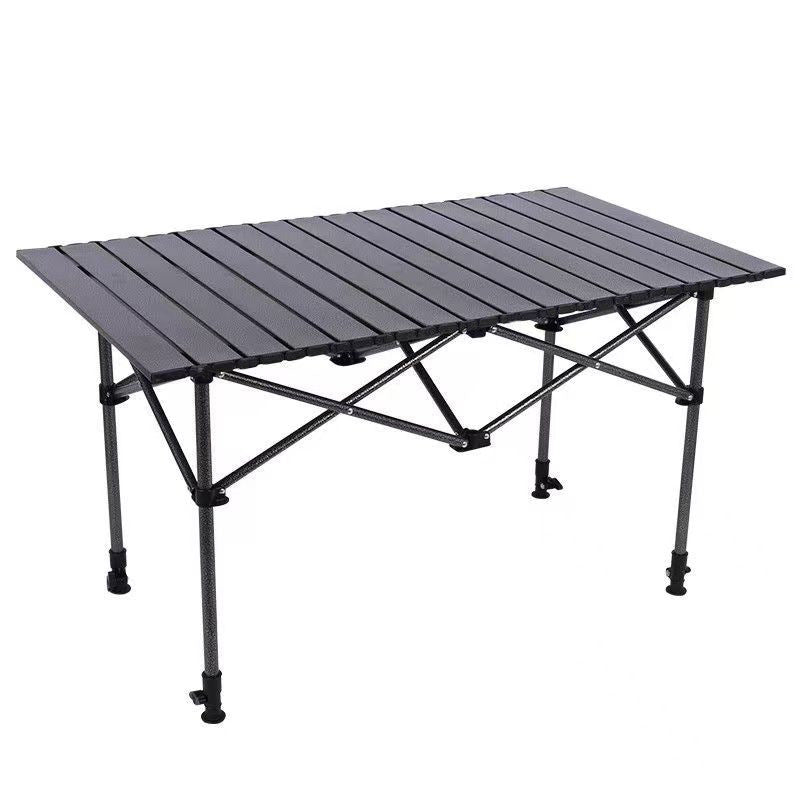 Free Adjustable Table Outdoor Folding Net Pocket Table Carbon Steel Metal Picnic Stall Table Car Self-Driving Travel