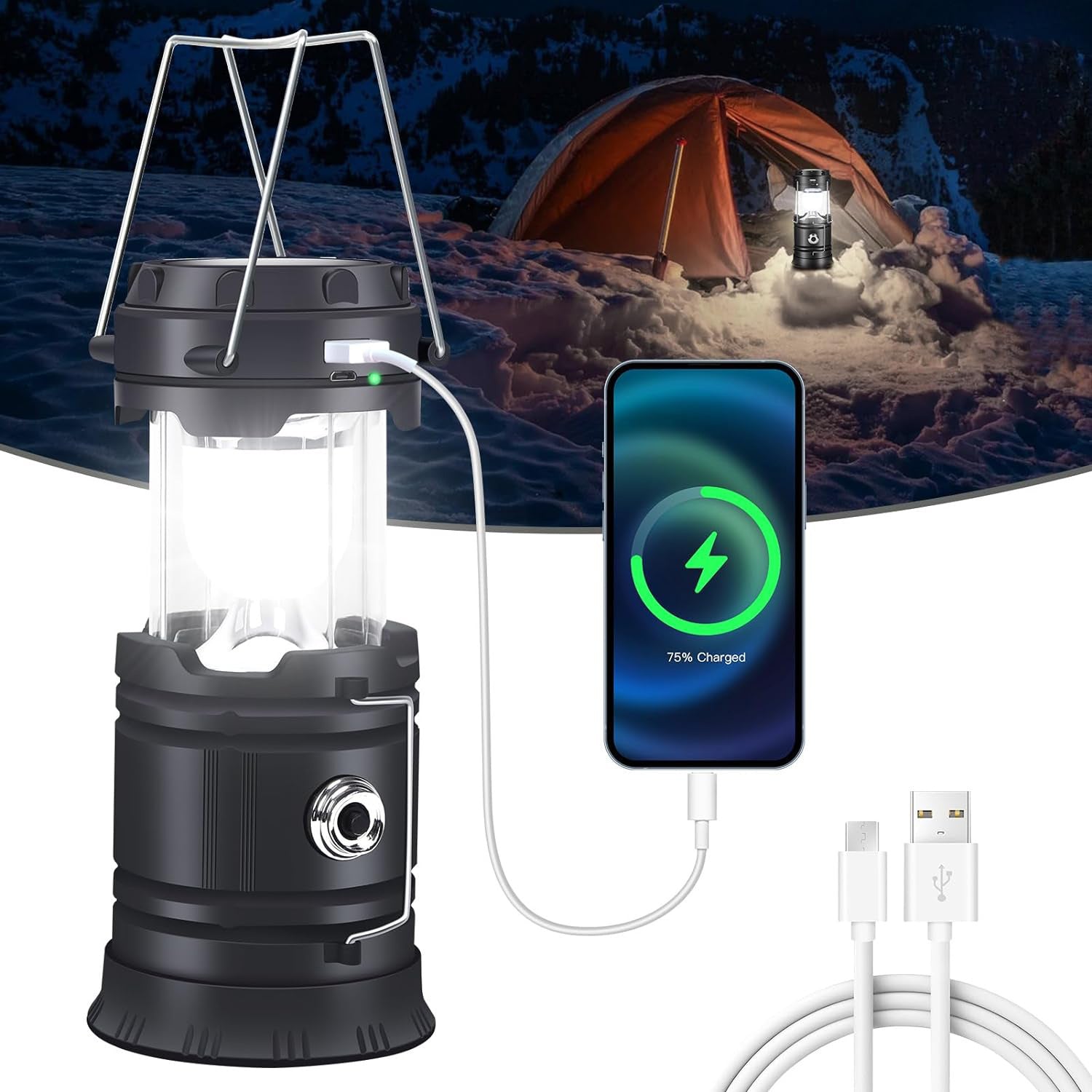 Outdoor Lighting Camping Camping Light Universal Portable Travel Tent Camping Light Stretch Solar Lantern