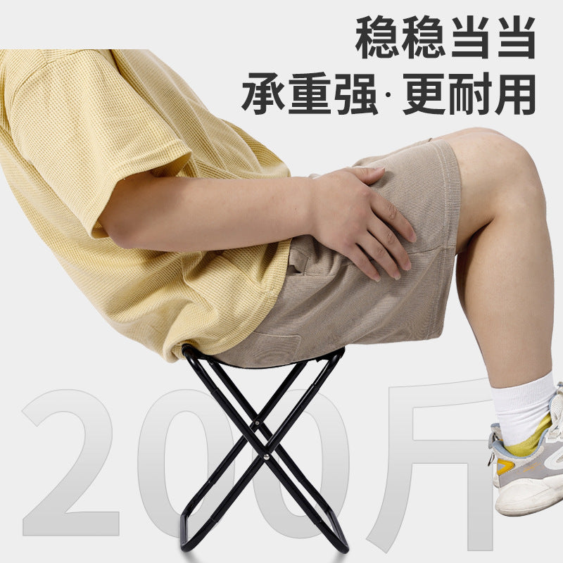 Outdoor Folding Stool Portable Fishing Chair Small Stool Camping Chair Folding Chair Small Bench Foldable
