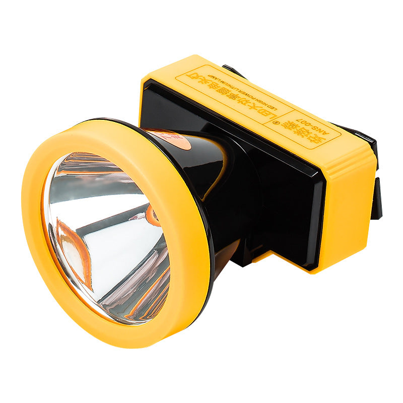 High-Power Lithium Battery Led Strong Light Rechargeable Headlight Outdoor Waterproof Lithium Battery Headlight Headlamp Flashlight