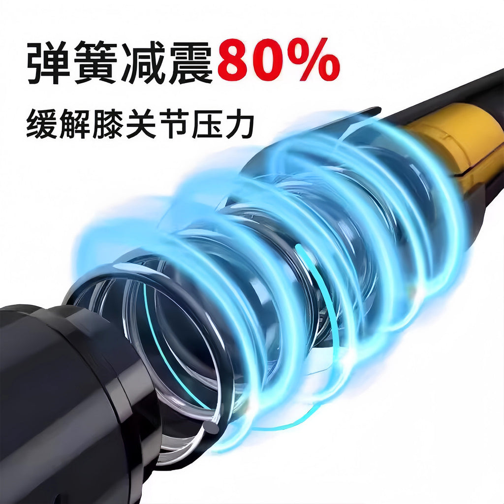 Outdoor Climbing Stick Walking Stick Telescopic Folding Professional Hiking Rod Alloy Stick Walking Stick Climbing Equipment Men and Women Non-Slip
