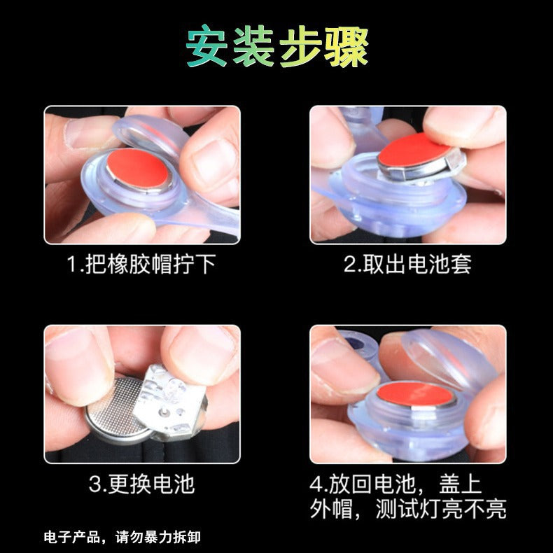 Outdoor Camping Light Camping Safety Warning Light Tent Lanyard Light Outdoor Bicycle Riding Light Camping Decorative Light