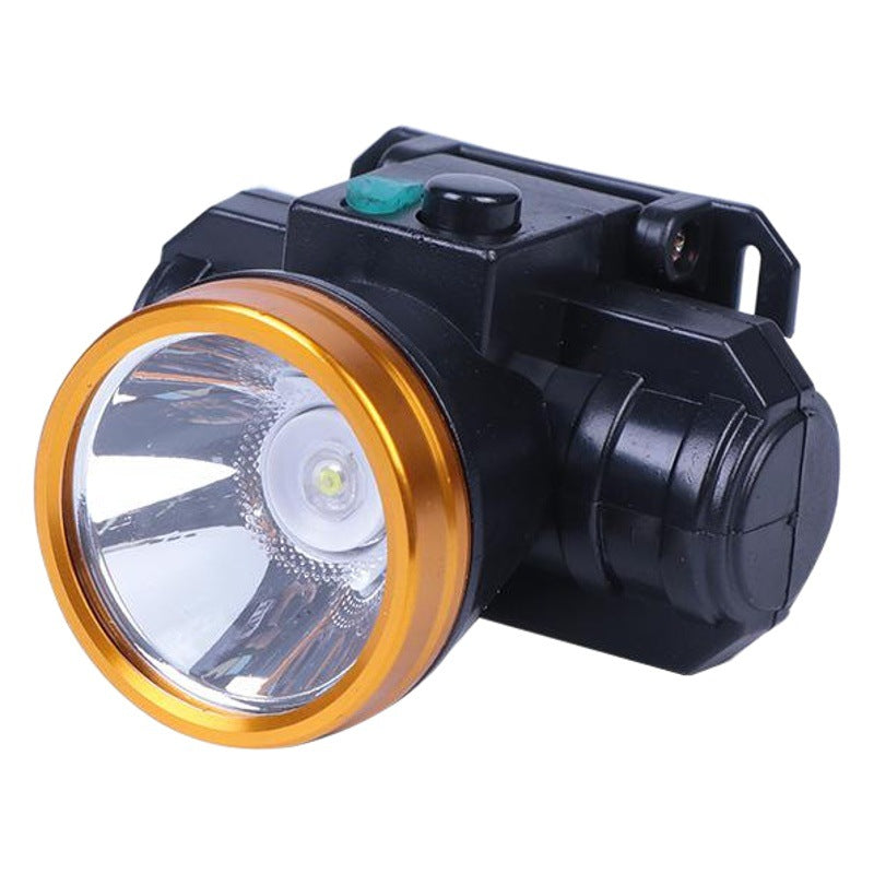 High-Power LED Headlamp Long Endurance Strong Light Super Bright Head-Mounted Outdoor Induction Fishing Lamp Rechargeable Lithium Battery Headlamp
