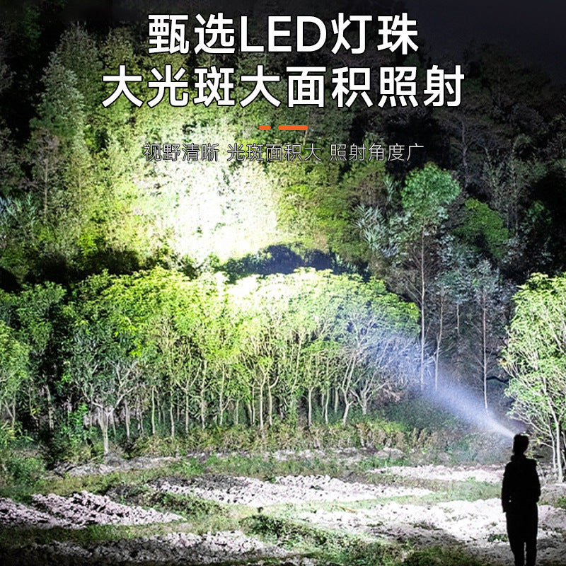 Head-Mounted Ultra-Long Endurance Lithium Battery Super Bright Strong Light Waterproof Charging Outdoor Fishing Night Fishing Induction High Luminous Headlight