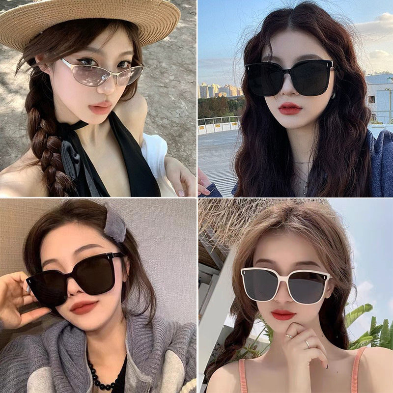 Trendy Sunglasses Men's Fashionable Net Red 2026 New Fashionable Sunglasses Men's Outdoor Driving UV-Proof Ins Sunglasses Women
