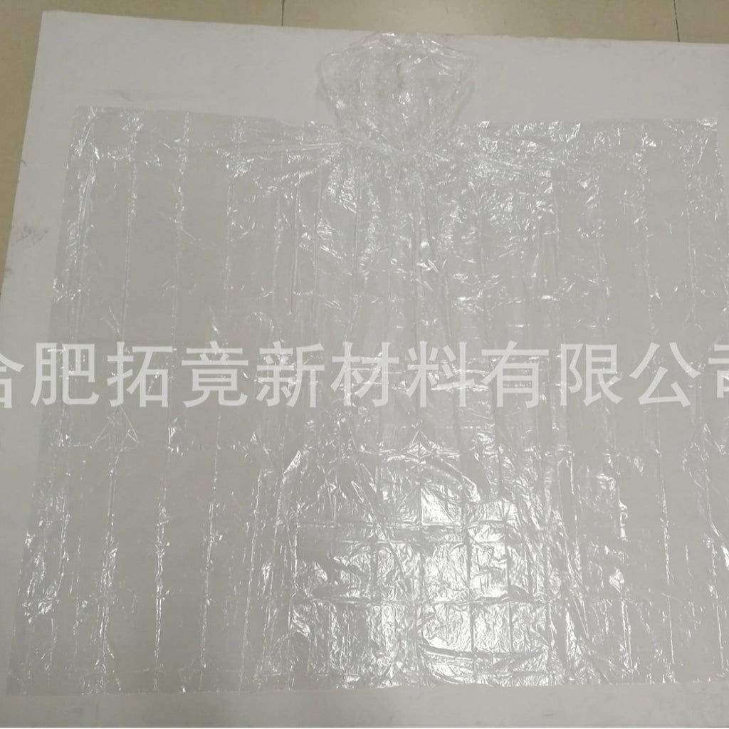 Wholesale Supply PE Brand New Material Disposable Adult Cape Raincoat Easy to Carry, Affordable and Inexpensive