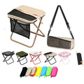 Outdoor Portable Pocket Chair Folding Chair Handbag Stool Fishing Camping Chair Portable Shoulder Bag Pencil Case Small Stool