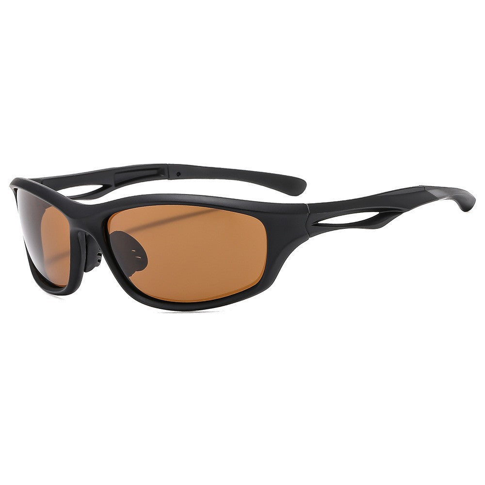 Cross-Border New Sports Polarized Sunglasses Men's European and American Ins Windproof Sunglasses Outdoor Riding Glasses UV-Proof
