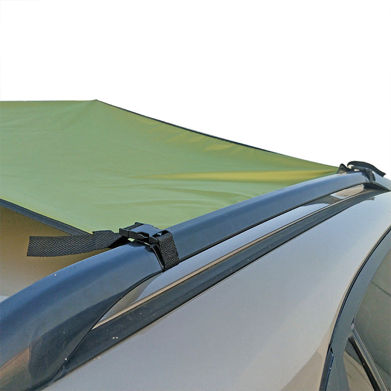 Car Canopy Silver Coated Car Side Tent Outdoor Camping Car Tail Tent SUV Side Awning 5-8 People Pergola