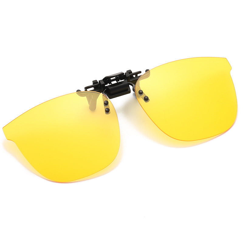 PC Explosion-Proof Fashion Sunglasses Clip Myopia Sunglasses Driver Glasses Clip Driving Night Vision Goggles Wholesale