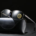 New Glass Sunglasses Men's Driving Riding Sunglasses Shading UV Protection Tempered Glass Sunglasses Wholesale
