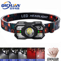 Cross-Border Induction Headlamp Strong Light Long Endurance Multifunctional Portable Headlamp Outdoor Waterproof Fishing Mini Headlamp