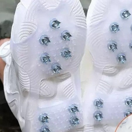 Extra Large Rivet Crampons Non-Slip Shoe Cover Snow Shoe Nail Ski Road Anti-Fall Crampons Shoe Cover Outdoor Climbing Shoe Cover