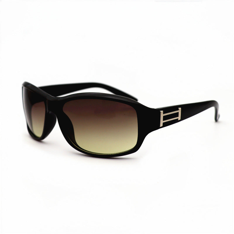 Sunglasses Men's Square Sunglasses Black New Glasses Pc Frame Fashion Simple Plain Glasses Night Vision Goggles