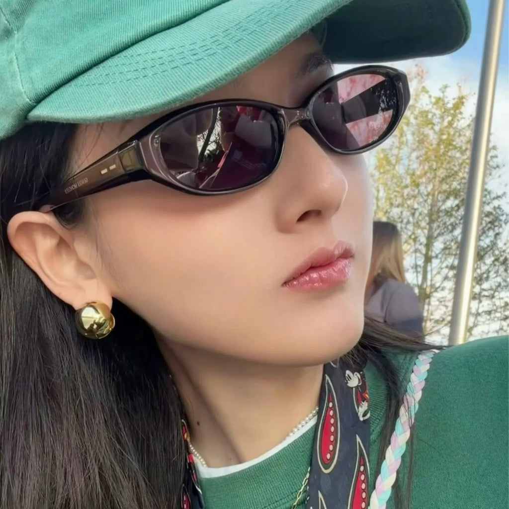 Song Zuer Same Style Monica Sunglasses Women's High-Grade Face-Looking Small UV-Proof GM Sunglasses UV400 Sun Protection