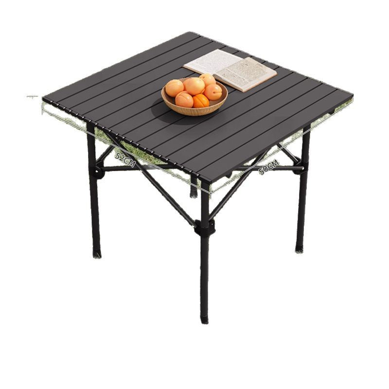 Explorer Folding Camping Table and Chair Outdoor Egg Roll Table Picnic Table Portable Table and Chair Integrated Full Set of Equipment