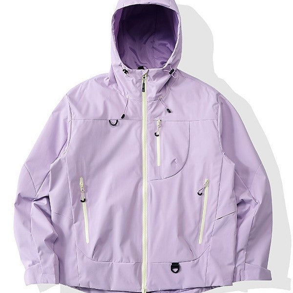 Mountain Outdoor Purple Jacket Wholesale Coat for Women 2026 New Windproof Waterproof Mountaineering Clothes Hiking