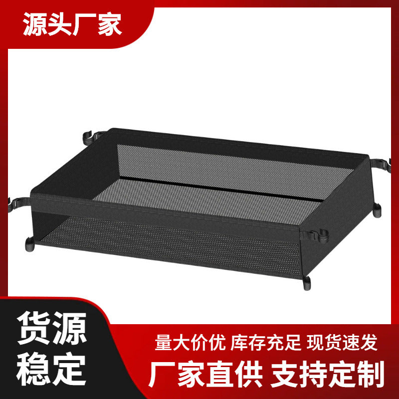 Outdoor Folding Table Small Table Rectangular Table Square Table Storage Long Square Multifunctional Portable Foldable Net Pocket
