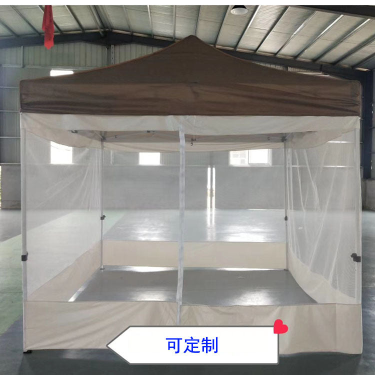 Outdoor Transparent Folding Awning Stall Tent Top Cloth Disaster Relief Advertising Printable Four-Leg Umbrella Cloth Wholesale