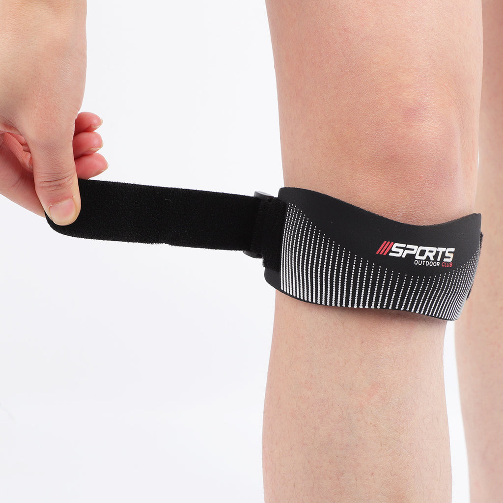 Outdoor Sports Kneecap with Anti-Slip Silicone Shock-Absorbing Kneecap Cover Joint Protection Men and Women Breathable Sports Protective Gear