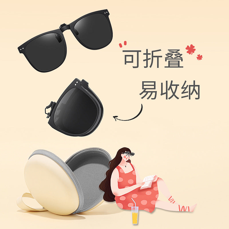 2026 Foldable Sunglasses Clip Outdoor UV Protection Sunglasses Polarized Sss12 UV Protection Sunglasses
