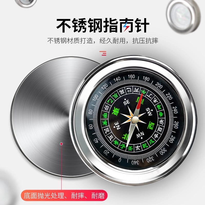 Car Compass High-Precision Luminous Car Compass Ball Multi-Functional Outdoor Supplies for Children and Primary School Students
