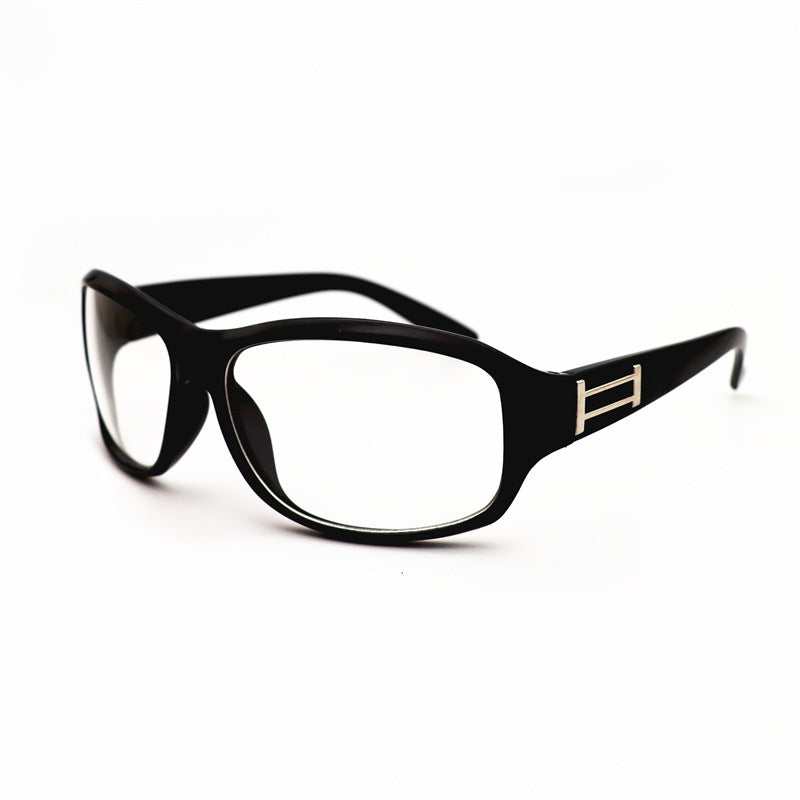 Sunglasses Men's Square Sunglasses Black New Glasses Pc Frame Fashion Simple Plain Glasses Night Vision Goggles