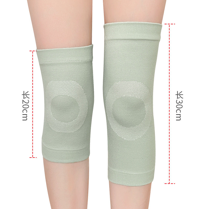 Summer Thin Nylon Warm Knee Pad Sports Knee Joint Windproof Elderly Air-Conditioned Room Cotton Knee Pad Circle Leg Pad
