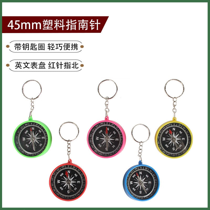 Outdoor Compass Plastic Pointer Student Children Science Experiment Teaching Aids Kindergarten Small Prize Educational Tools