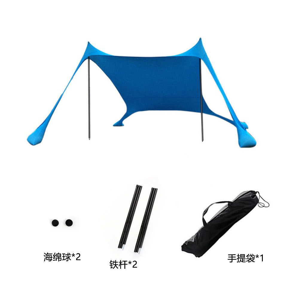 Seaside Beach Stretch Lycra Canopy Seaside Sand Digging Tent Sun Protection Awning Outdoor Park Fishing Camping Canopy