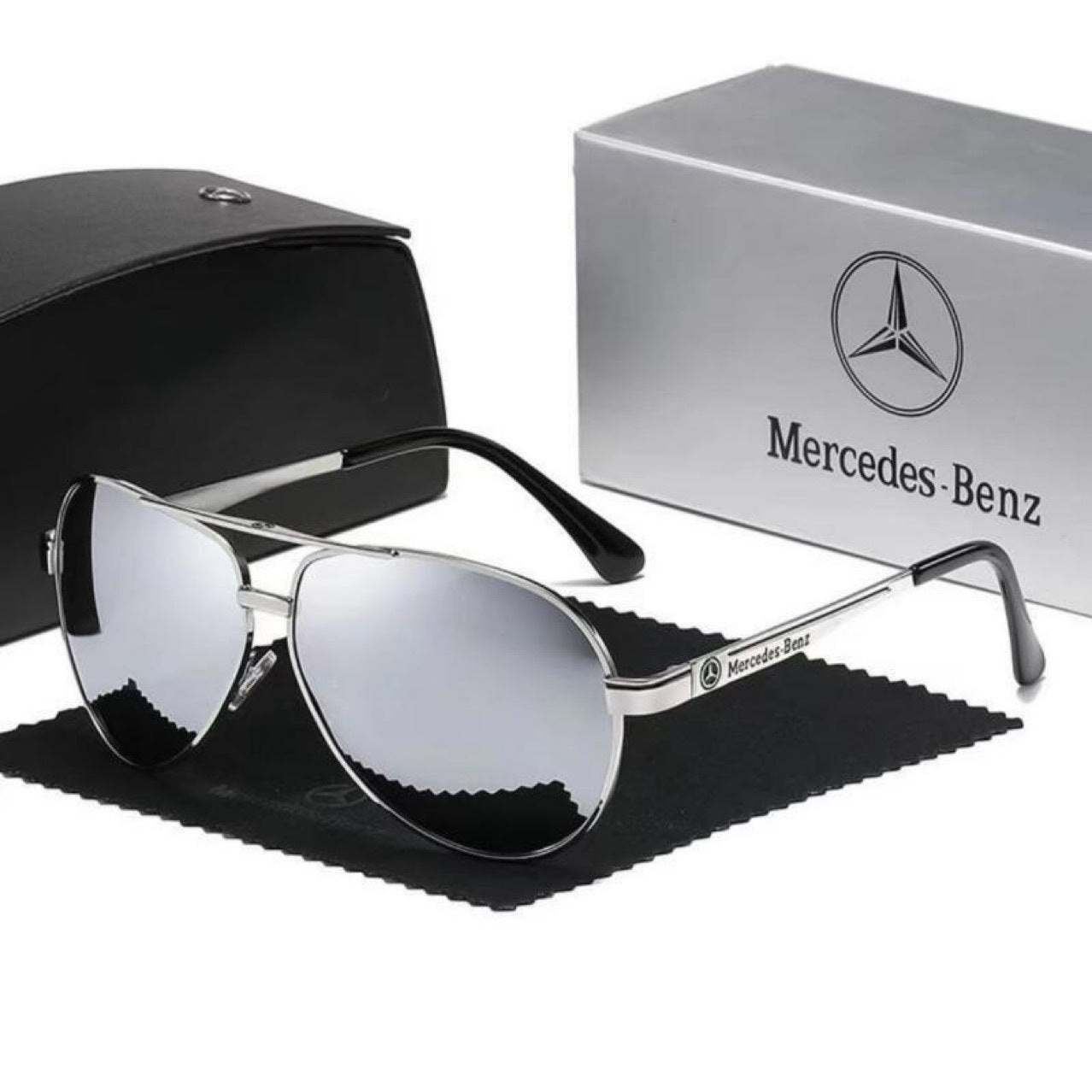 Tiktok Same Mercedes-Benz UV-Proof Sunglasses Men's Fashion Polarized Sunglasses Women's Driving Glasses 737