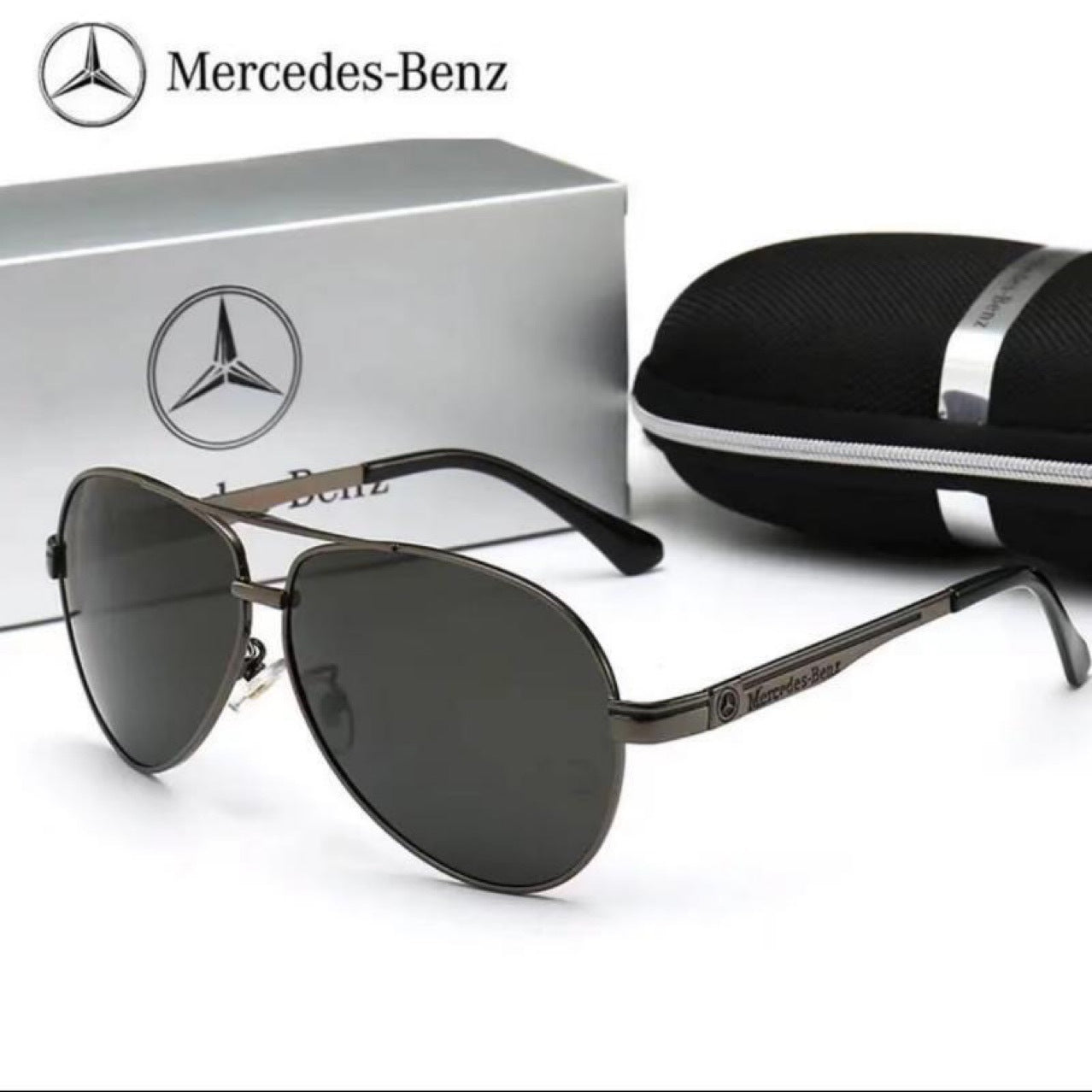 Tiktok Same Mercedes-Benz UV-Proof Sunglasses Men's Fashion Polarized Sunglasses Women's Driving Glasses 737