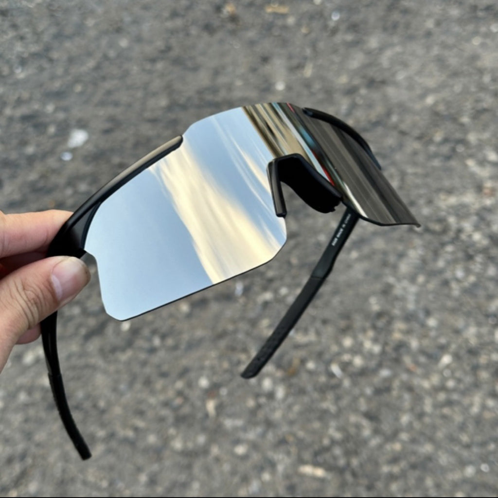 Cycling Goggles Men's Large Frame Sunglasses Hiking Mountaineering Windproof Glasses UV-Proof Sunglasses Women's Face-Looking Small