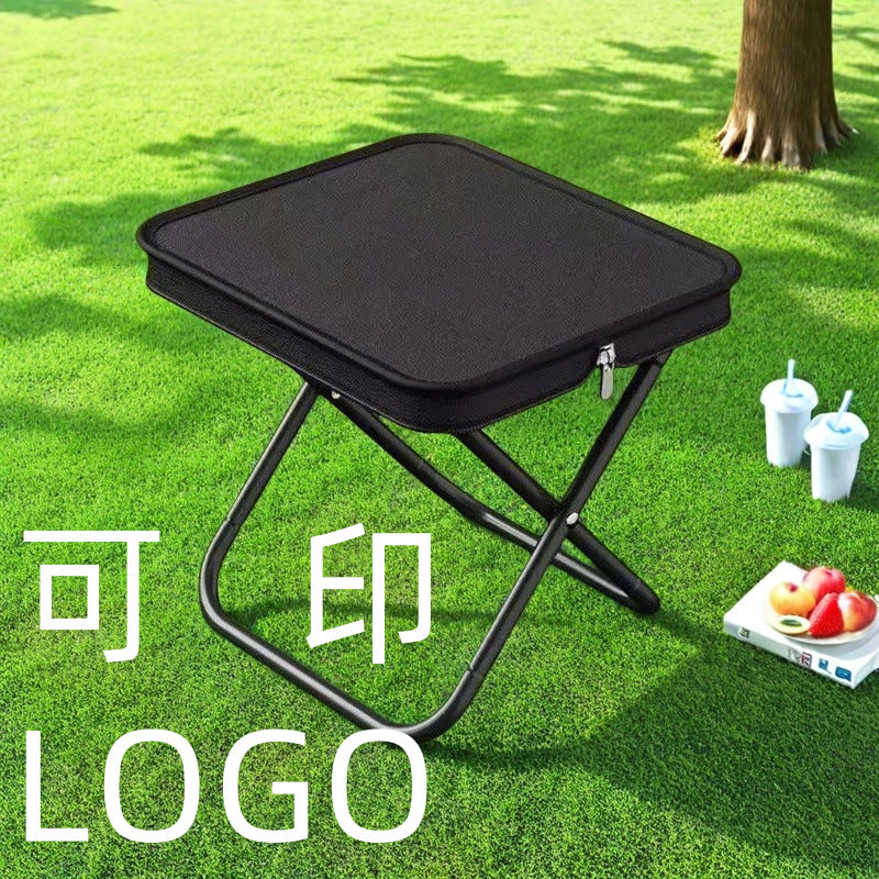 Ultra-Light Folding Stool Outdoor Folding Chair Camping Pencil Case Maza Ultra-Light Portable Small Bench High-Speed Rail Travel Essential