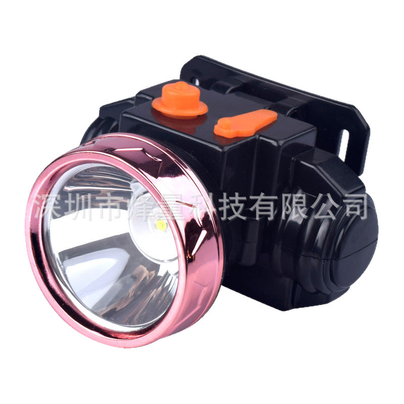 LED Mini Long-Range Strong Light Rechargeable Headlight Outdoor Fishing Lithium Battery Lighting Head Wear Cutting Glue Cutting Vegetable Flashlight