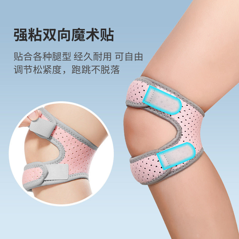 Upgrade Menisci Sports Kneecap Anti-Slip Silicone Sports Kneecap Adjustable Band Weightlifting Shock Absorber Kneecap Protective Gear