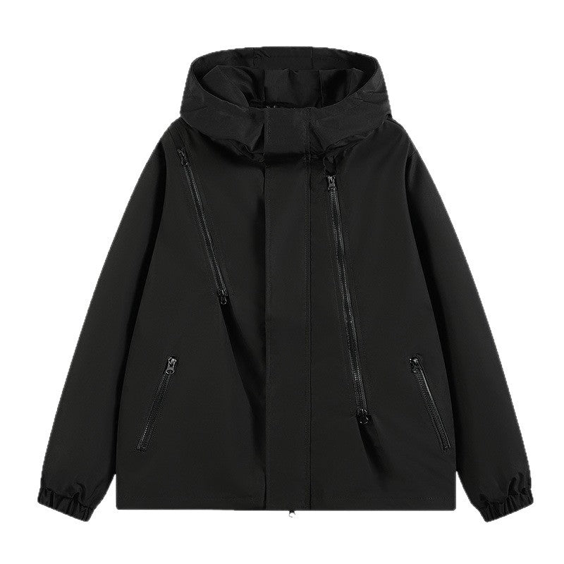 Fashion Coat for Men 2025 New Spring New Outdoor Casual Cool Handsome Trendy Loose Charge for Teenagers Men's Top