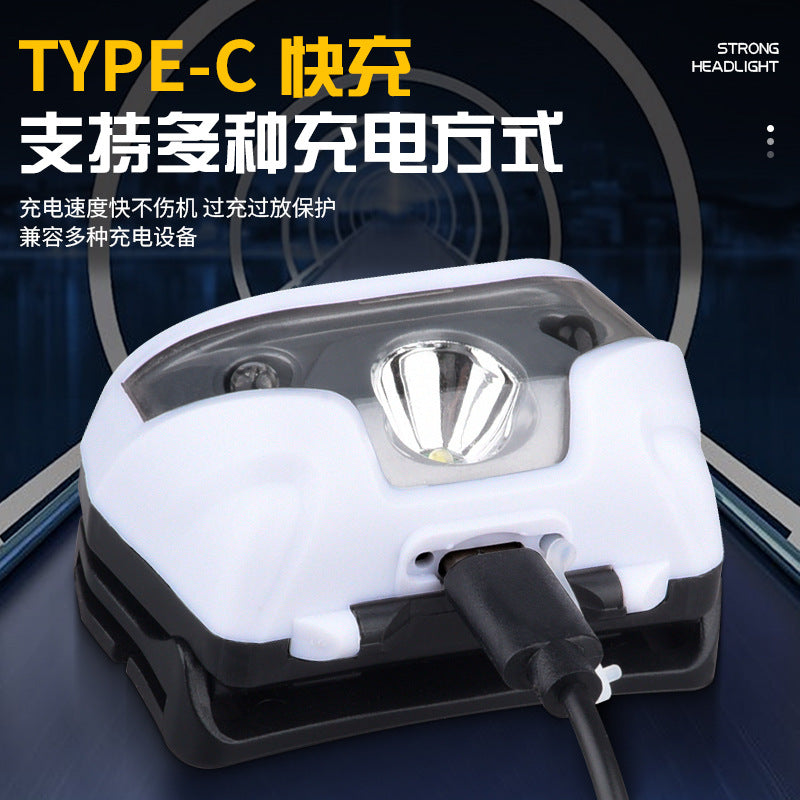 Cross-Border Owl Headlamp Led Strong Light Induction Headlamp Charging Head-Mounted Outdoor Fishing Special Ultra-Long Endurance