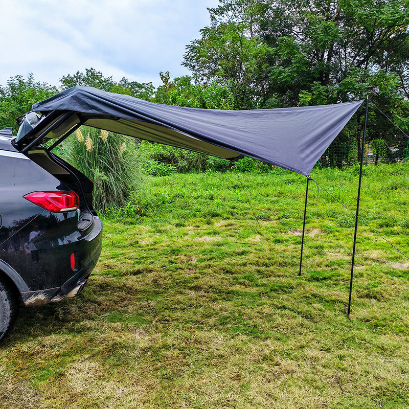 Car Side Canopy Self-Driving Travel Suction Cup Sun Protection Vinyl Awning Car Side Account outside Camping Car Tail Tent