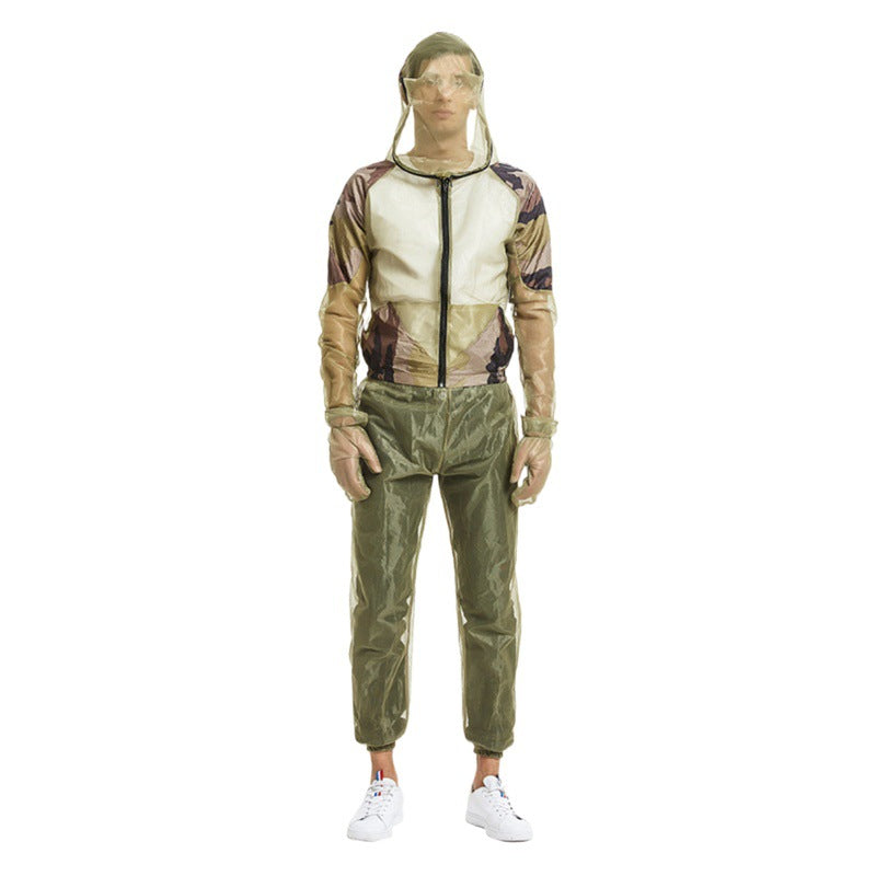 Jungle Adventure Wild Fishing Mesh Anti-Mosquito Clothing Outdoor Fishing Anti-Mosquito Suit Lightweight Breathable Summer Wild Fishing