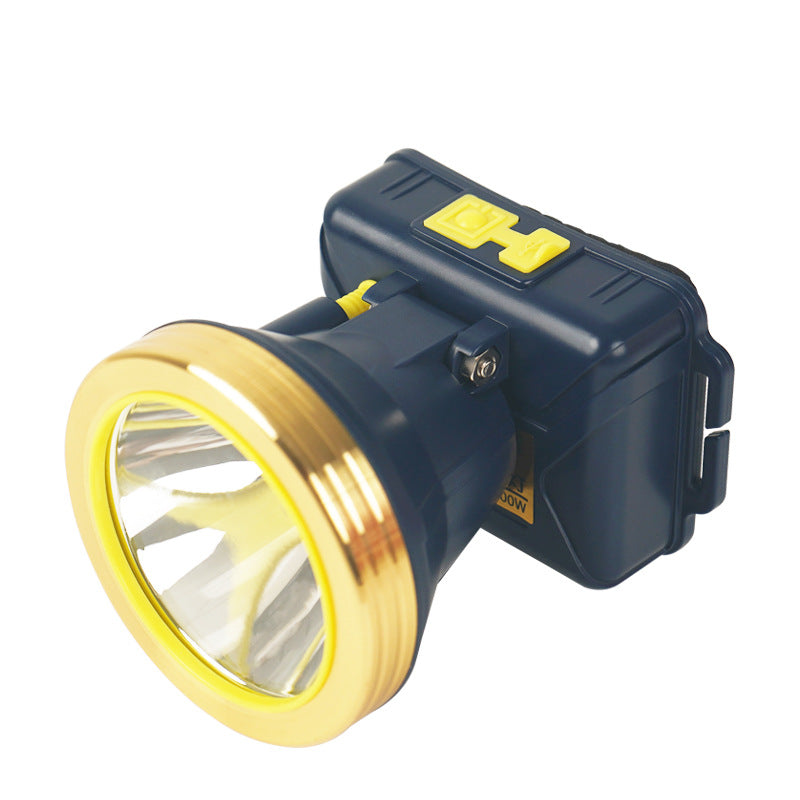 High-Power LED Headlamp Long Endurance Strong Light Super Bright Head-Mounted Outdoor Induction Fishing Lamp Rechargeable Lithium Battery Headlamp