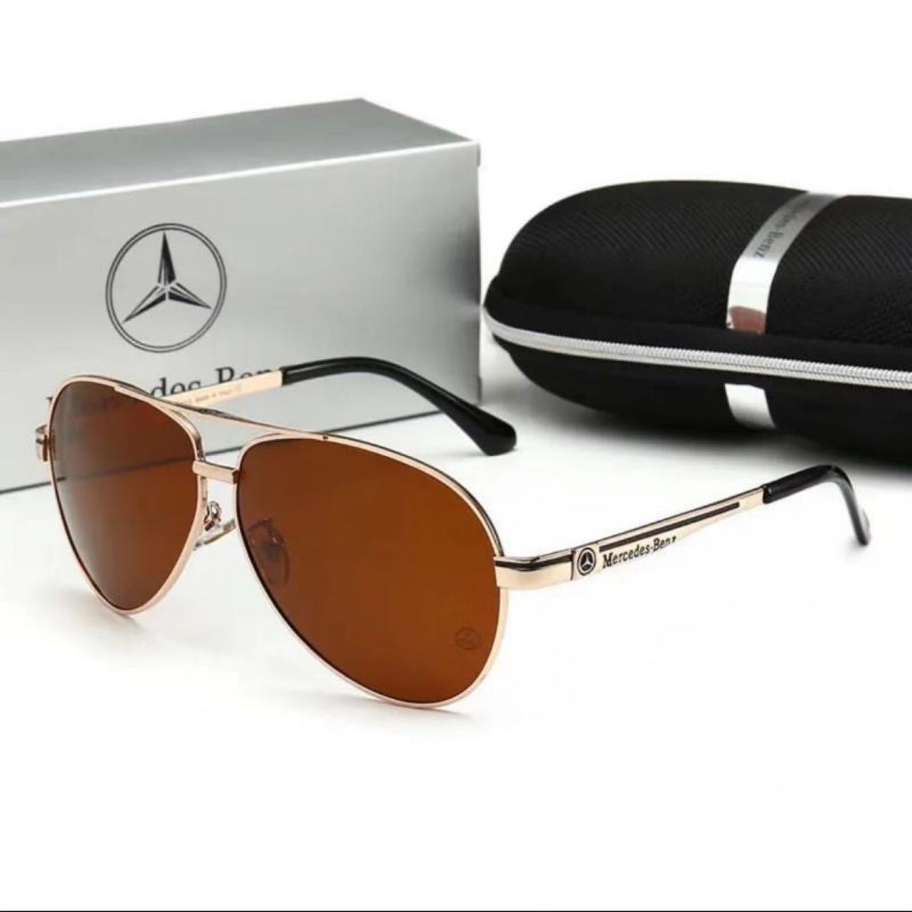 Tiktok Same Mercedes-Benz UV-Proof Sunglasses Men's Fashion Polarized Sunglasses Women's Driving Glasses 737