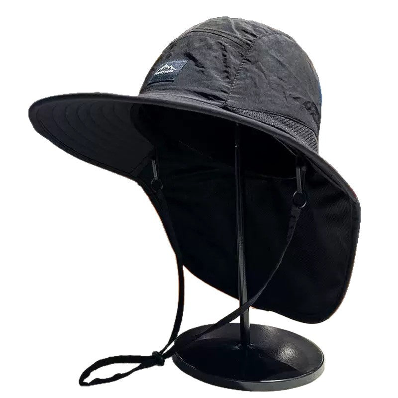 Outdoor Sun Protection Sun Hat Men's and Women's Summer Neck Protection UV Protection Fisherman Hat Camping Mountaineering Hat Fishing Hat