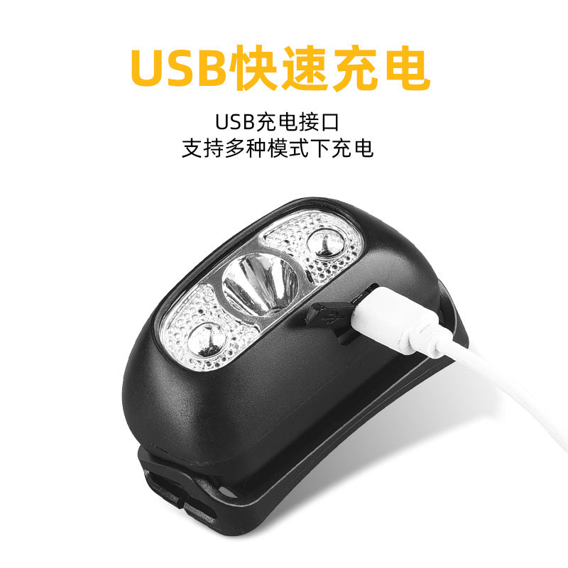 Fishing Headlight Long Endurance Rechargeable LED Strong Light Super Bright Outdoor Night Fishing Special Mini Waterproof Induction Headlight