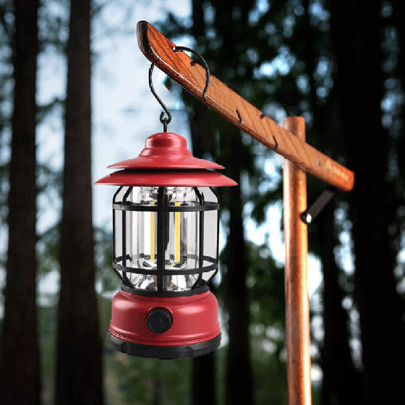 Camping Lamp Camping Lamp Multifunctional Lantern Led Tent Lamp Camping Lamp Emergency Lighting Lamp Wholesale Retro Lantern