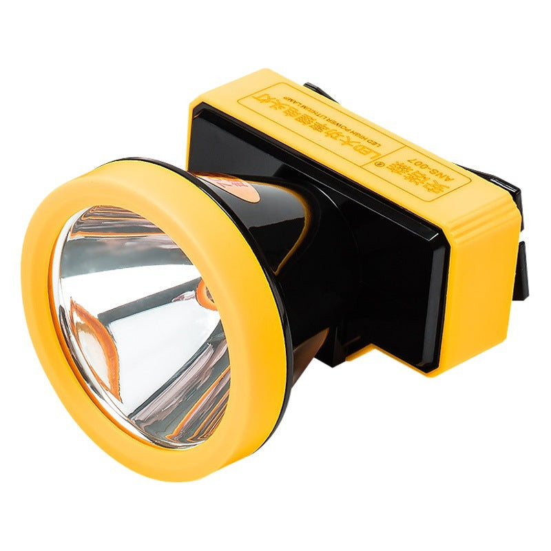 High-Power Lithium Battery Led Strong Light Rechargeable Headlight Outdoor Waterproof Lithium Battery Headlight Headlamp Flashlight