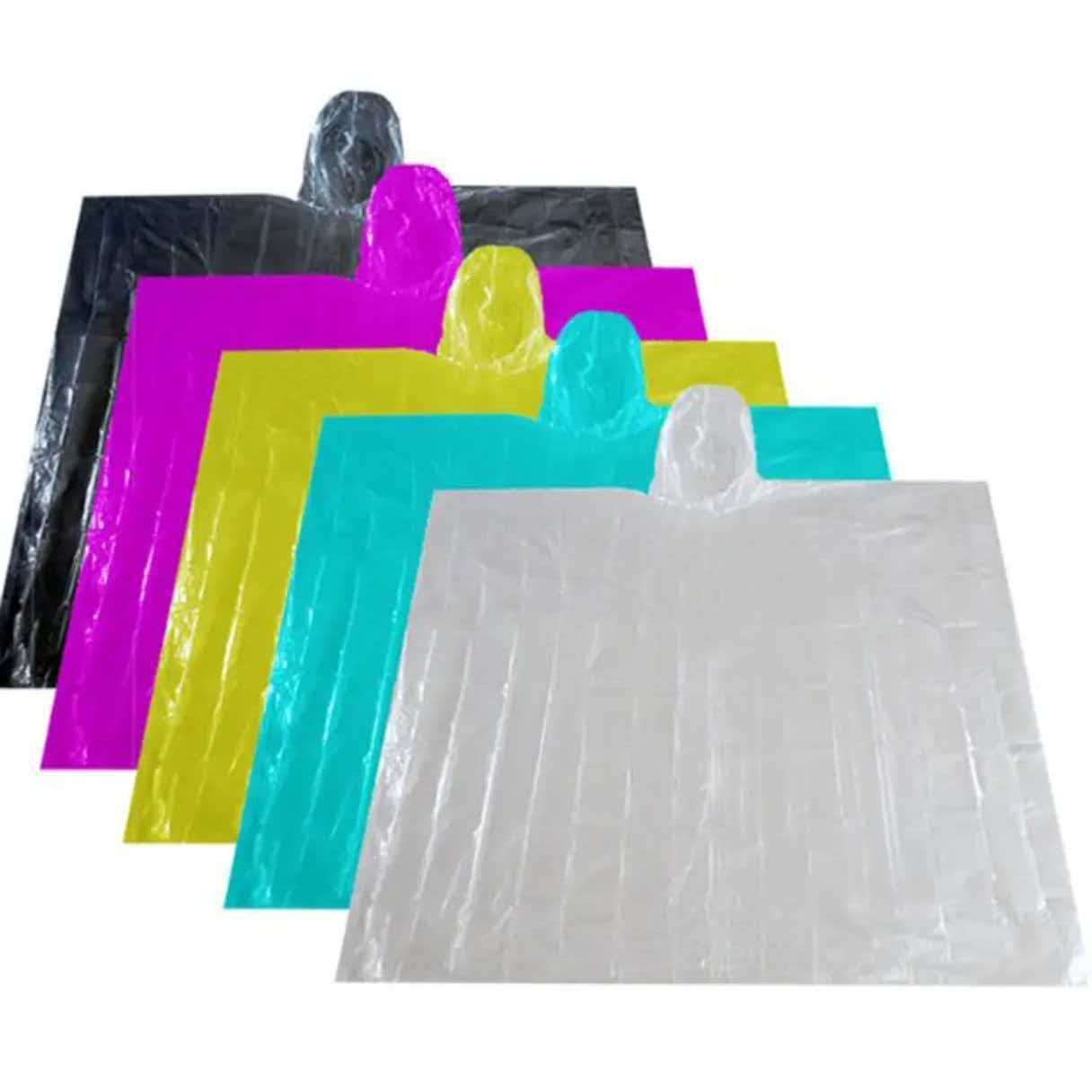 Wholesale Supply PE Brand New Material Disposable Adult Cape Raincoat Easy to Carry, Affordable and Inexpensive