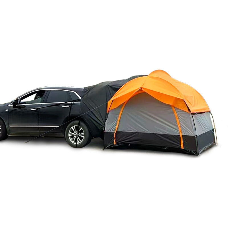Upgraded Blowing Air Conditioning SUV Tent Outdoor Rear Tent Sun-Proof Rain-Proof Windproof Car Tail Integrated Portable Tent